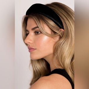 Padded satin headband